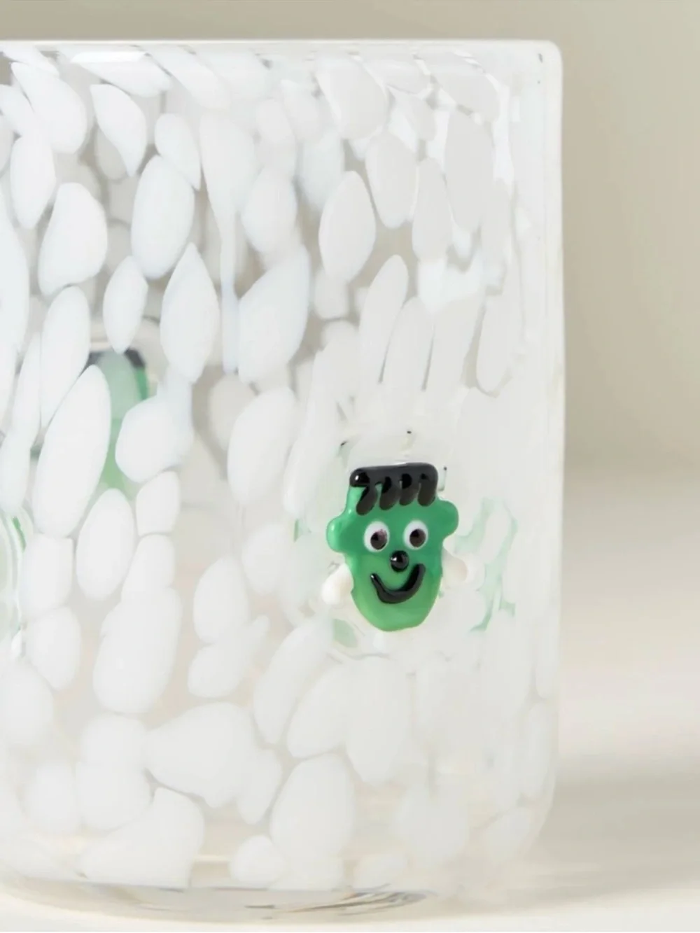 Anthropologie Icon Juice Glass Frankenstein Edition